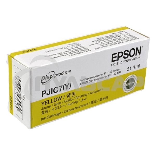 Картридж струйный EPSON PJIC7 желтый для Discproducer PP-100 (C13S020451/C13S020692)