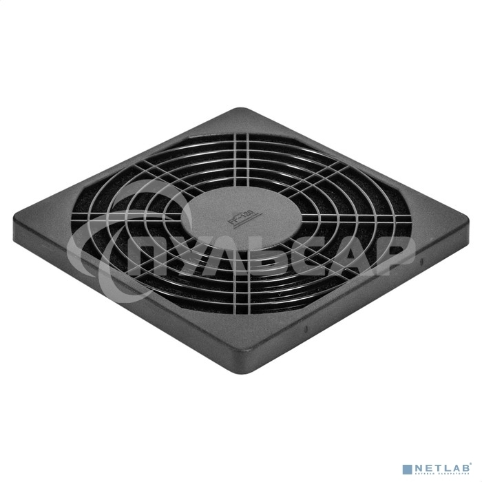Решетка для вентилятора с фильтром 120х120 ExeGate EG-120PSFB