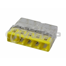 Клемма 5х(0.5-2.5мм) 5-х проводн. для распред. короб. (без п) WAGO 2273-205