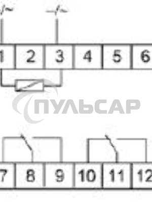 Реле промежуточное PK-2P/Un (монтаж на DIN-рейке 35мм 24В AC/DC 2х8А 2P IP20) F&F EA06.001.008