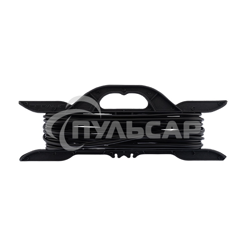 Удлинитель-шнур на рамке PROconnect ПВС 2х0.75, 10 м, б/з, 6 А, 1300 Вт, IP20, черный (Сделано в России)