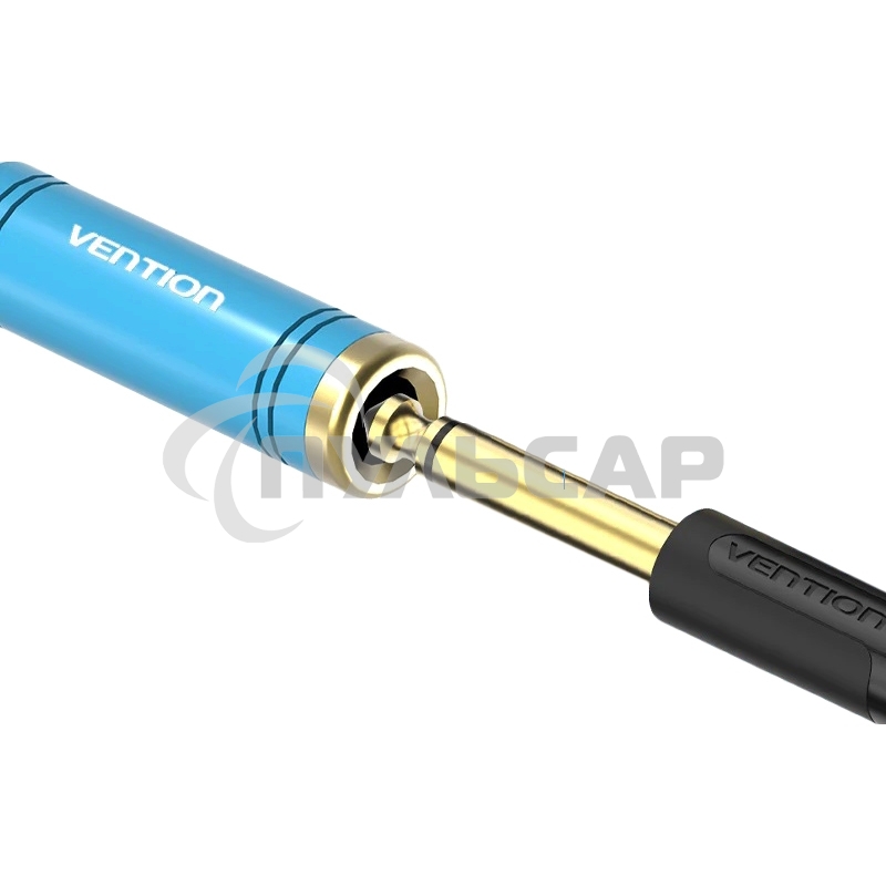 Переходник Vention Jack 3.5 мм M/6,5 мм F VAB-S04-L