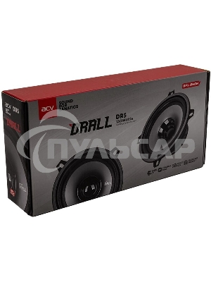 Колонки автомобильные ACV DRALL DR5 (без решетки) 130Вт 94дБ 3Ом 13см (5дюйм) (ком.:2кол.) широкополосные однополосные