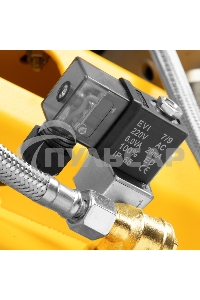 Компрессор безмаслянный малошумный DLS 2250/100, 2250 Вт, 3х750, 100 л, 410 л/мин блок упр Denzel