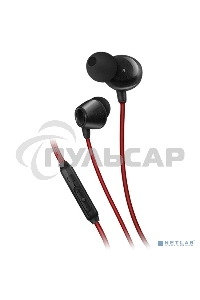 Наушники внутриканальные SVEN с микрофоном E-292M черный/красный пульт