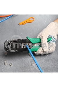 Кримпер Rexant HT-200 для обжима 8P8C, 6P6C, 4P4C, заделка витой пары