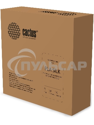 Пластик для принтера 3D Cactus CS-3D-PLA-1KG-S-GOLD PLA SILK d1.75мм 1кг L326м 1цв.