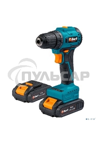 Дрель-шуруповерт Bort BAB-21-BLK, Аккумуляторная, 21В, 2 АКБ