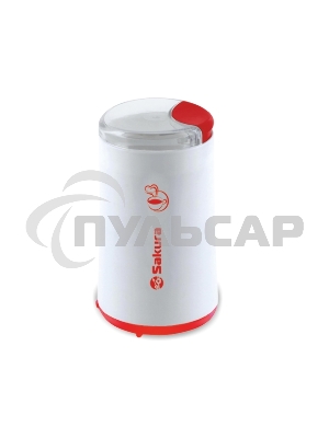 Кофемолка Sakura SA-6158WR 200Вт 50гр бел/крас