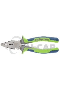 Плоскогубцы комбинированные СИБРТЕХ, 180 мм, фосфатирование, трехкомпонентные рукоятки 17054