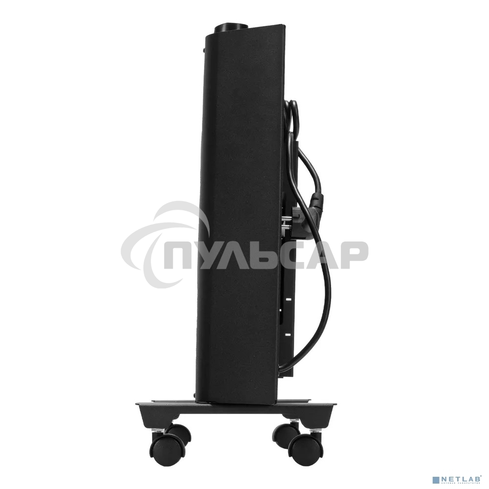 Конвектор Denzel XCE-2000B черный, 2000 Вт, 25 м2, термостат