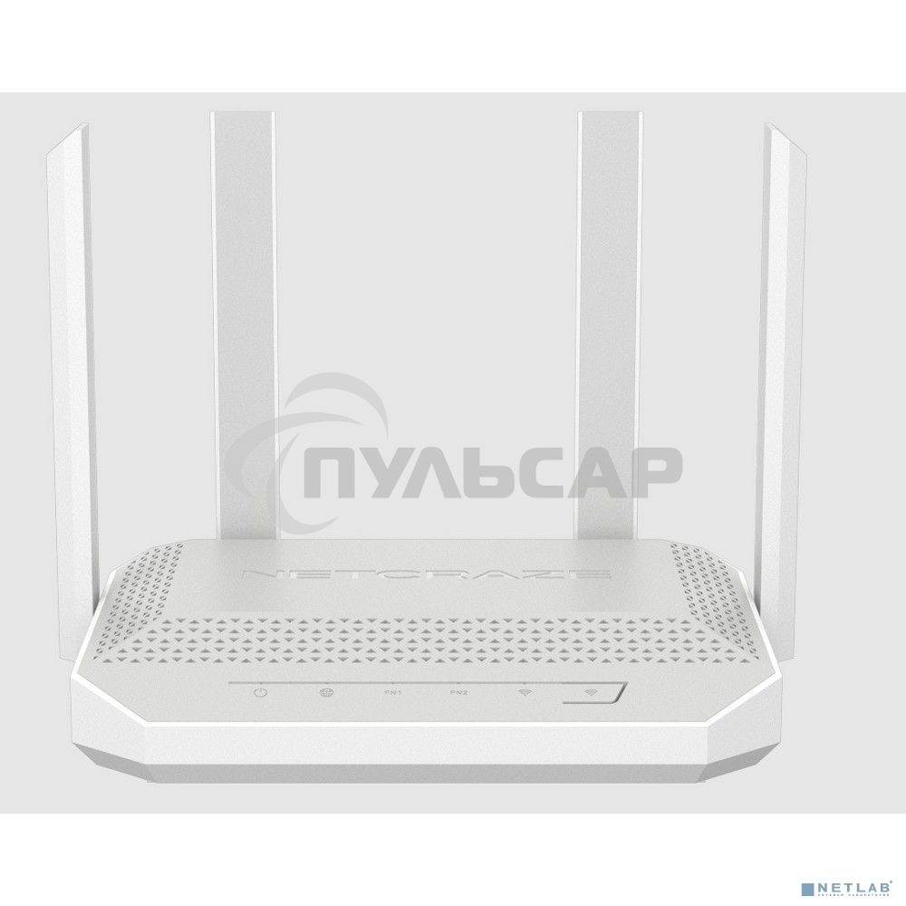 Мультигигабитный интернет-центр Netcraze Giga (NC-1012) с Mesh Wi-Fi 6 AX3000, Smart-коммутатором 1×2.5G/SFP и 4×1G, многофункциональными портами USB 3.0 и 2.0