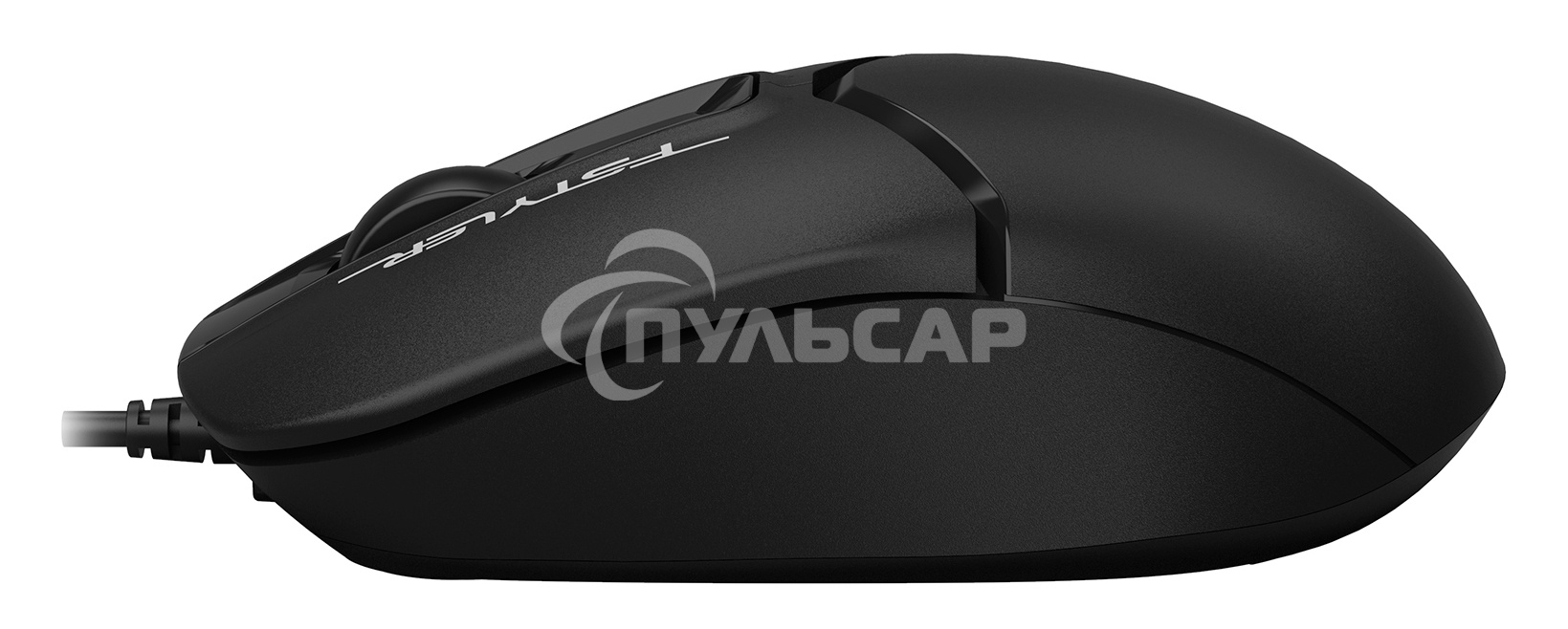 Мышь проводная A4Tech Fstyler FM12 черный, 1200 dpi, USB, кнопки - 3
