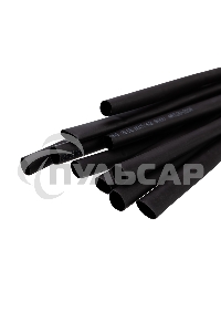 Трубка термоусаживаемая двухстенная клеевая 9.5/4.75мм (уп.10шт) по 1м черный Rexant 26-2104