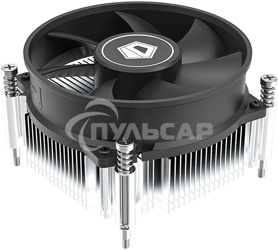 Кулер ID-COOLING DK-19 PWM серебристый/черный 92мм алюминий 2200rpm 26db 4-pin 95W 55мм