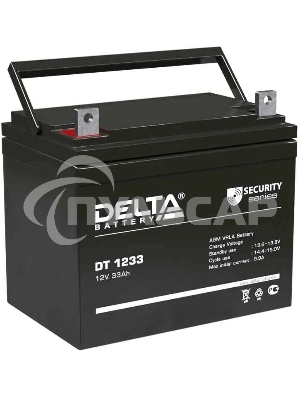 Батарея Delta DT 1233 (33 А\ч, 12В) свинцово- кислотный аккумулятор