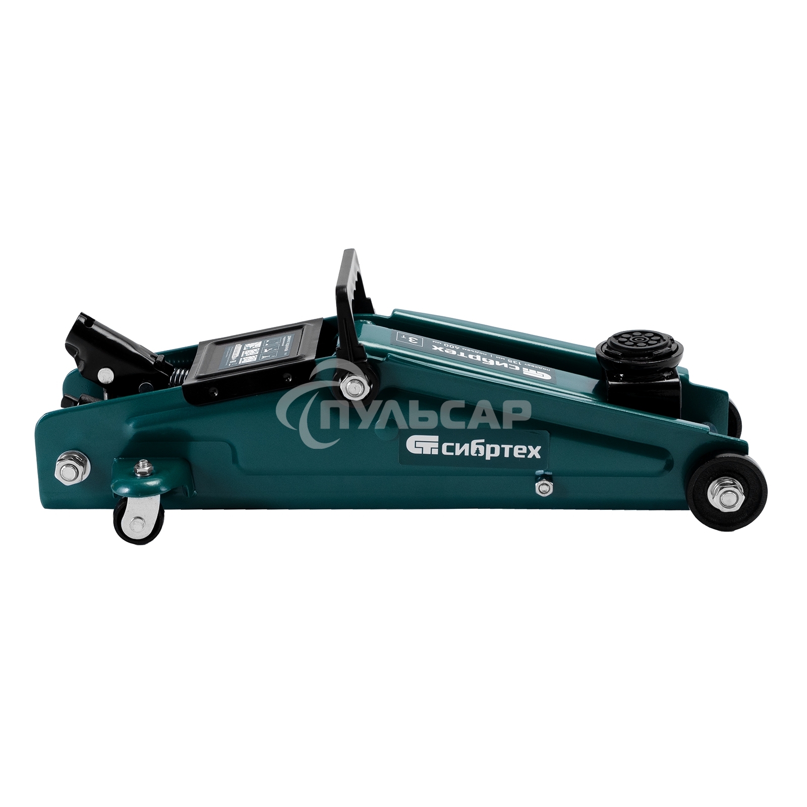 Домкрат гидравлический подкатной Сибртех 3 т, 135-400 мм