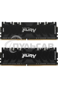Оперативная память Kingston Fury Renegade, DDR4, 16Gb (2x8Gb), 3600MHz, CL16, DIMM, с радиаторами, серый/черный