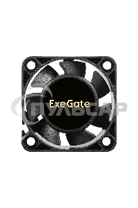 Вентилятор для корпуса ExeGate EX04010B3P черный, 40 мм, 5500 об/мин, 26 дБ, 3 pin