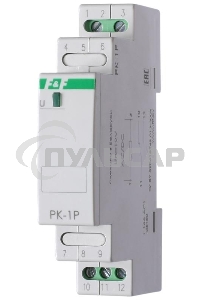 Реле промежуточное PK-1P/Un (монтаж на DIN-рейке 35мм 220В 50Гц 16А перекл.) F&F EA06.001.004