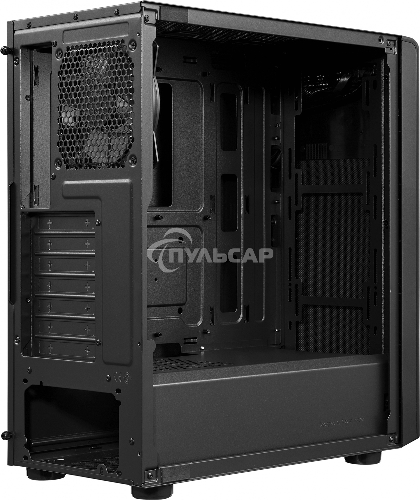 Компьютерный корпус Cooler Master Elite 500 w/o ODD bay, 2xUSB3.2, 1x120Fan, w/o PSU, Black, Steel left panel, ATX