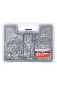 Набор сверл Matrix комбинированный (бетон 4-10мм, мет. 2-10мм, дер. 4-10мм, дюбеля) 300пр.