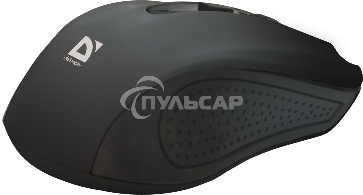 Мышь беспроводная Defender Accura MM-935 черный, 1600 dpi, радиоканал, USB, кнопки - 4
