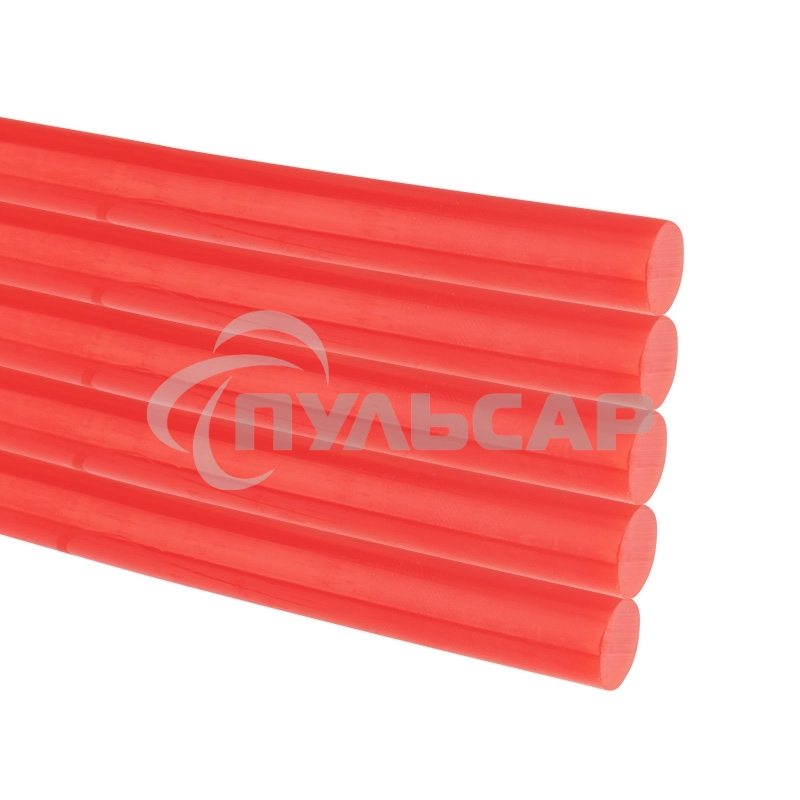 Клеевые стержни Rexant, Ø11 мм, 270 мм, красные, 10 шт., хедер