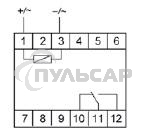 Реле промежуточное PK-1P/Un (монтаж на DIN-рейке 35мм 220В 50Гц 16А перекл.) F&F EA06.001.004