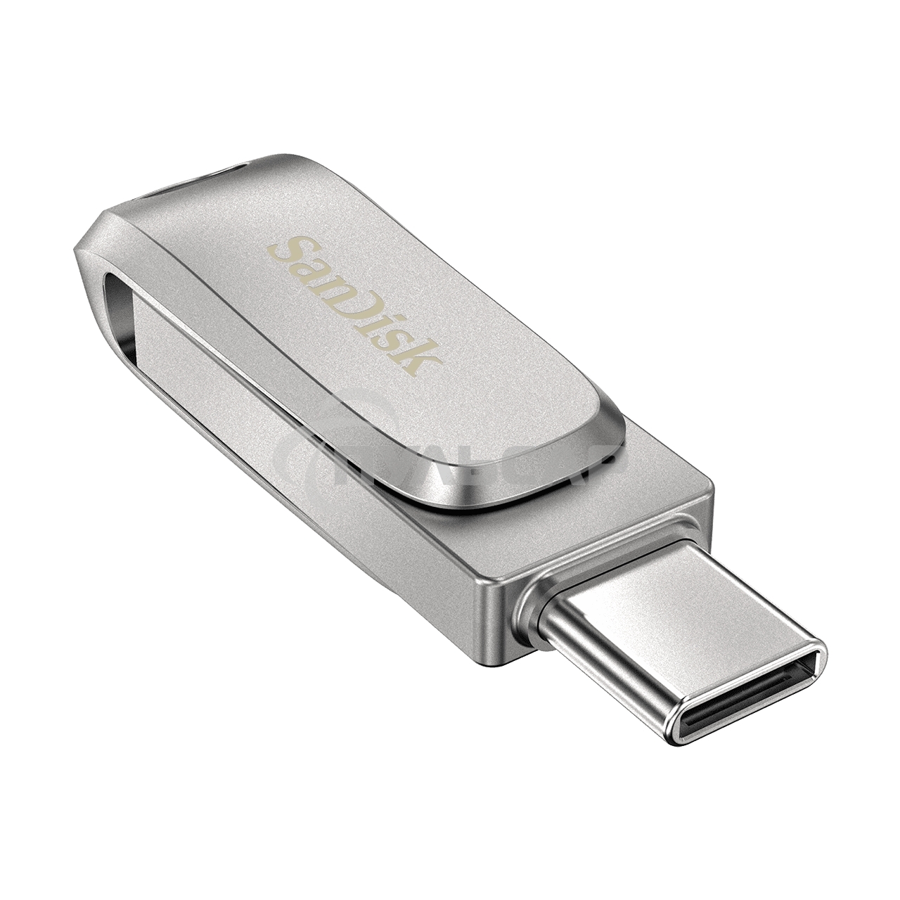 Флешка USB Sandisk Ultra Dual Luxe 32 Gb, USB 3.0, серебристый