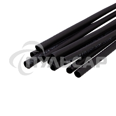 Трубка термоусаживаемая двухстенная клеевая 4.8/2.4мм (уп.10шт) по 1м черный Rexant 26-2102