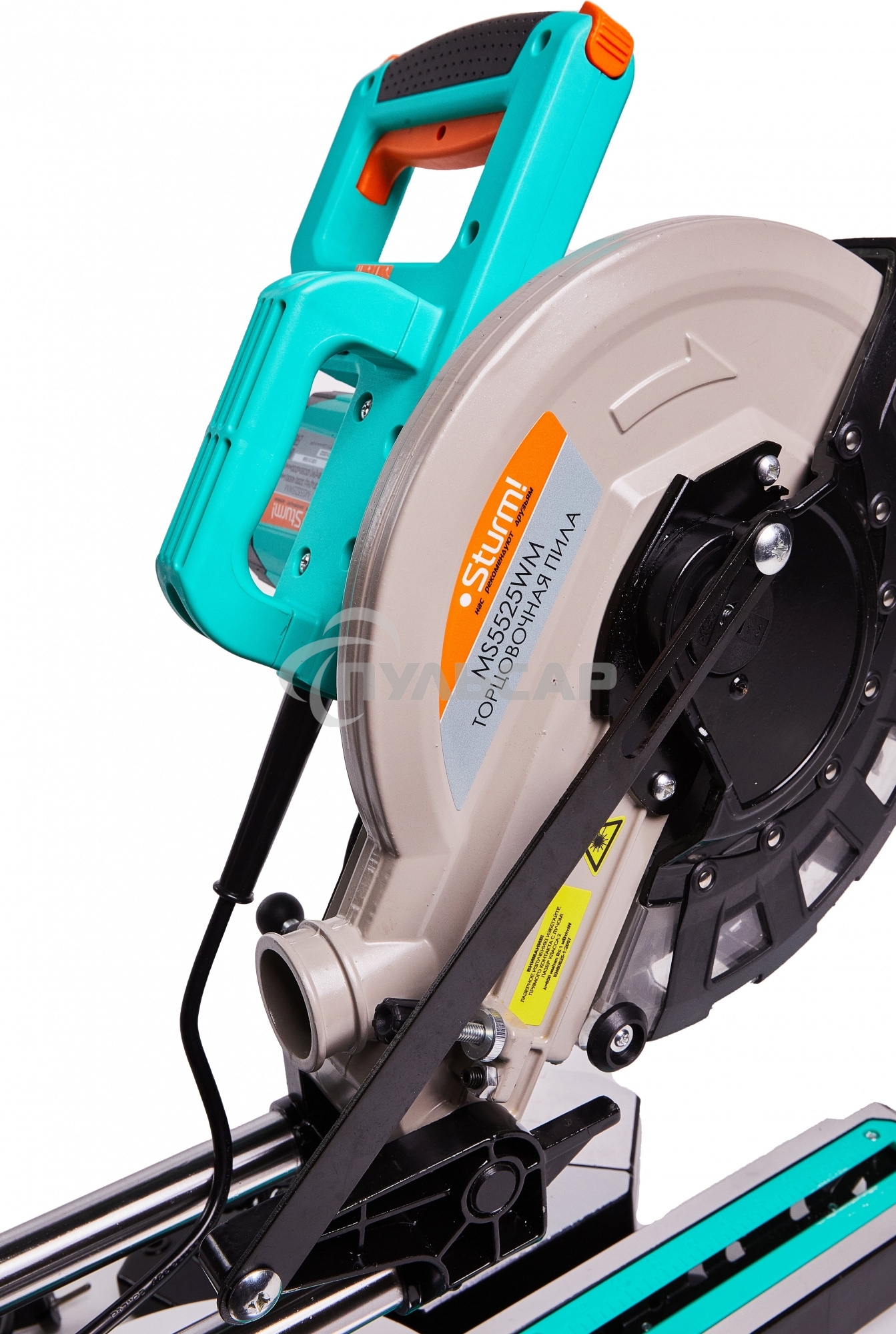 Пила торцовочная Sturm! MS5525WM, 2300 Вт, диск 255 мм, 3200/4500 об/мин, РЕЗКА МЕТАЛЛА, протяг