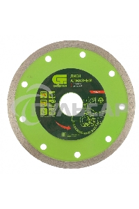 Диск алмазный СИБРТЕХ отрезной сплошной, 125 х 22,2 мм 731617