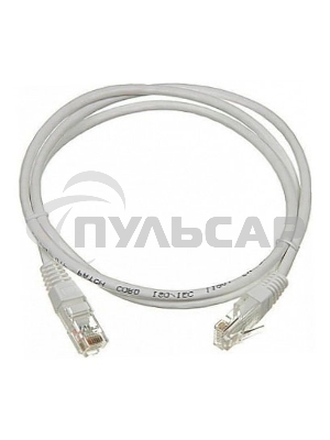 Патч-корд Lanmaster UTP TWT-45-45-1.5/6-GY вилка RJ-45-вилка RJ-45 кат.6 1.5м серый ПВХ (уп.:1шт)
