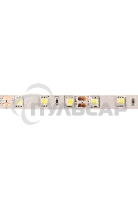 Лента светодиодная открытая, 10 мм, IP23, SMD 5050, 60 LED/m, 12 V, цвет свечения белый