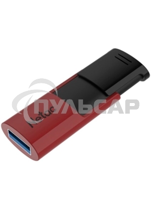 Флешка USB Netac U182 NT03U182N-256G-30RE, USB 3.0 256 Gb, retail version, черный/красный