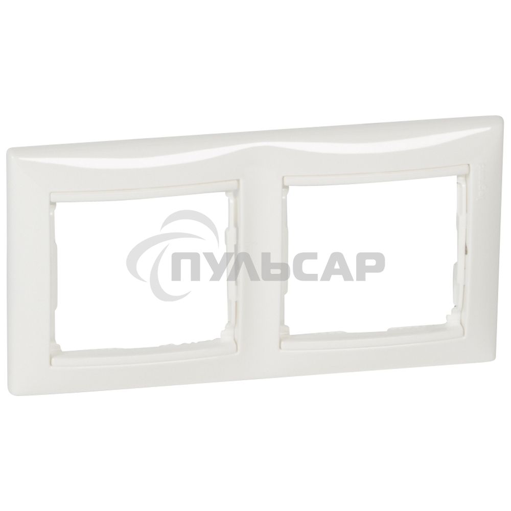 Рамка Valena - Белая - двухместная Legrand 774452