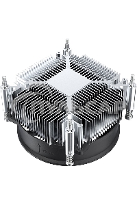 Кулер ID-COOLING DK-19 PWM серебристый/черный 92мм алюминий 2200rpm 26db 4-pin 95W 55мм