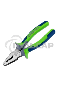 Плоскогубцы СИБРТЕХ комбинированные, 200 мм, фосфатирование, трехкомпонентные рукоятки 17055