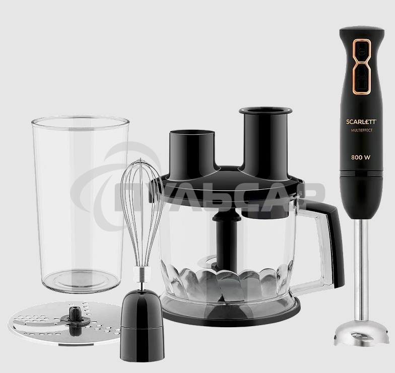 Блендер погружной Scarlett SC-HB42K09 черный;