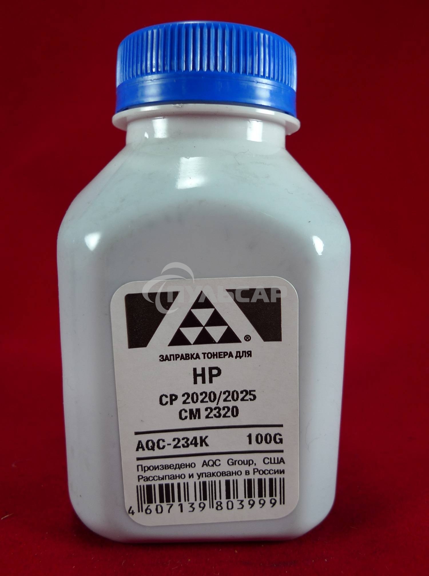 Тонер HP CP2020/2025/CM2320 черный, (фл.100г.) AQC фас. Россия