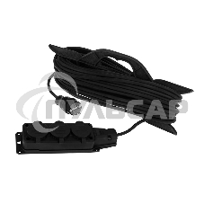 Удлинитель-шнур на рамке Rexant КГ 3х1.5, 30 м, 3 гнезда, морозостойкий, с/з, 16 А, 3500 Вт, IP44 (Сделано в России)