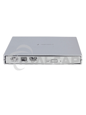 Оптический привод внешний с интерфейсом USB 2.0 Gembird DVD-USB-02-SV пластик, серебро