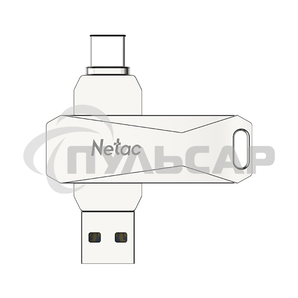 Флешка USB Netac U782C NT03U782C-032G-30PN dual USB 3.0+TypeC 32Gb, retail version