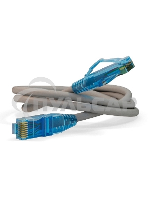 Патч-корд Hyperline PC-LPM-UTP-RJ45-RJ45-C6-5M-LSZH-GY Патч-корд U/­UTP, Cat.6, LSZH, 5 м, серый