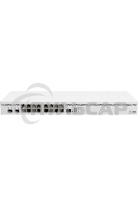 Маршрутизатор CCR2004-16G-2S+ Cloud Core Router 2004-16G-2S+ with Annapurna Labs Alpine v2 CPU with 4x ARMv8-A Cortex-A57 cores running at 1.7GHz, 4Gb of DDR4 RAM, 128MB NAND storage, 16 x Gbit LAN, 2x SFP+ ports, 1U rackmount case, Dual PSU, RouterOS L6