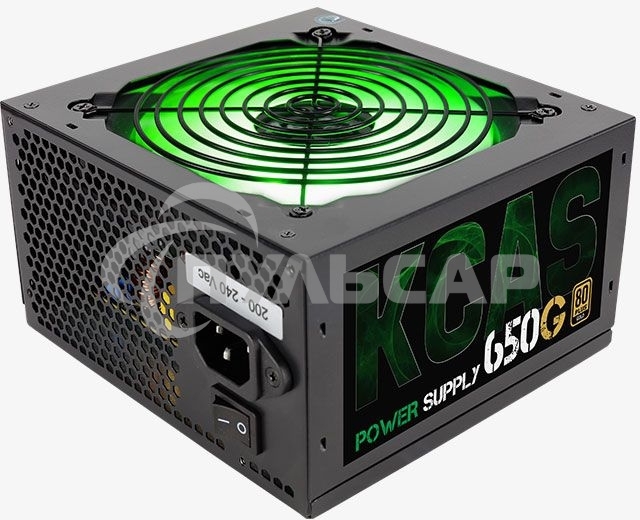 Блок питания Aerocool / Formula KCAS PLUS 650G, Gold 650Вт, 80 PLUS Gold, 120мм, черный