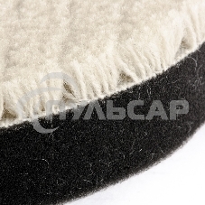 Насадка полировальная Matrix под липучку, 150 мм короткая плетеная шерстяная нить