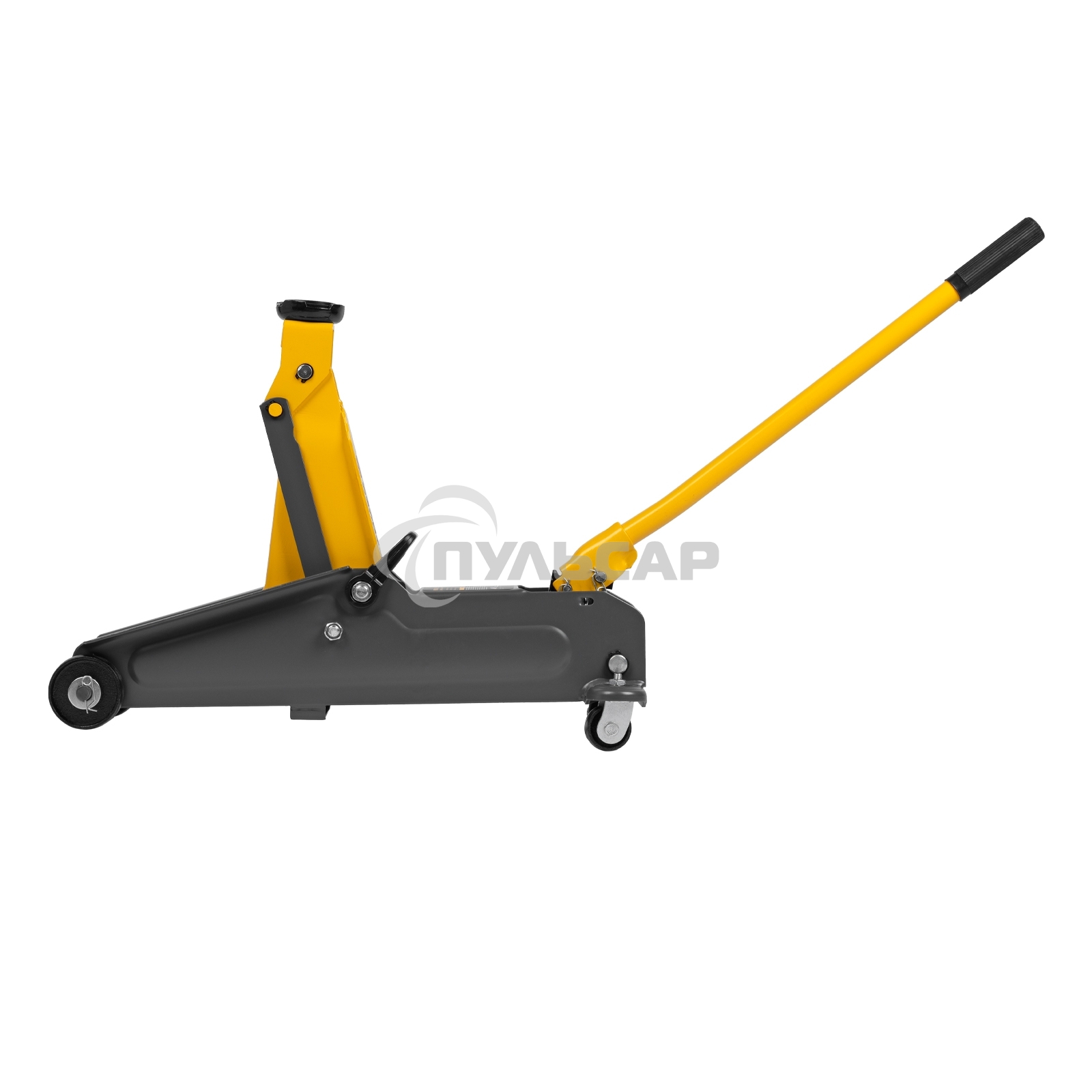 Домкрат гидравлический подкатной Denzel, 2 т, 135-385 мм 51230