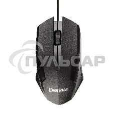 Мышь проводная ExeGate Professional Standard SH-9025 черный, 1000 dpi, USB, кнопки - 3